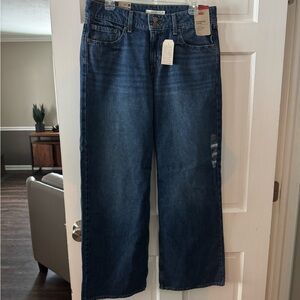 Levi's Dark Blue Flare & Wide Leg Jeans